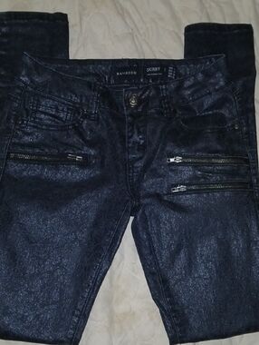 RANBEERI Skinny Jeans with Zip Accent
